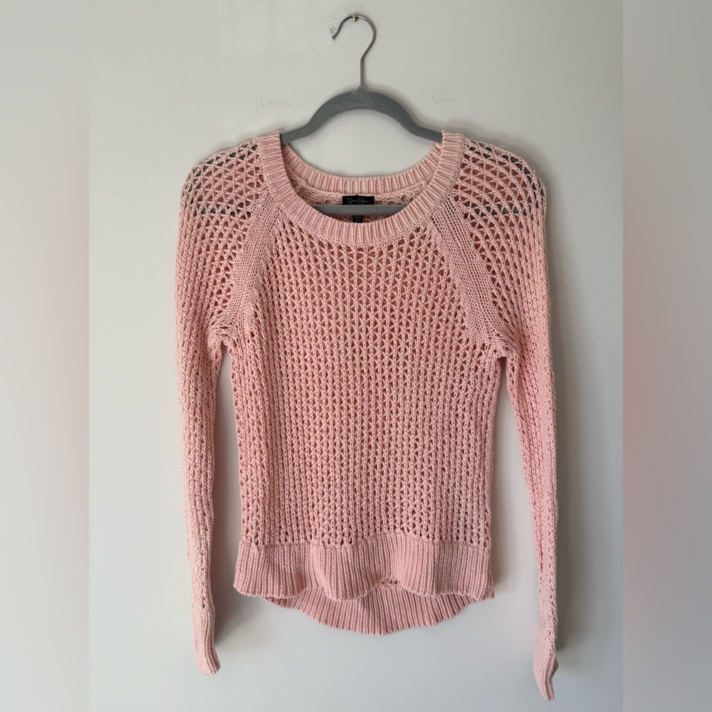 Jessica Simpson Y2K Pink Knit Women's Sweater